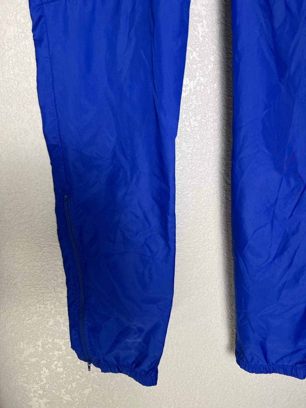 Vintage Nike Cobalt Blue nylon Lightweight Track Pants (no lining) - Picture 2 of 5